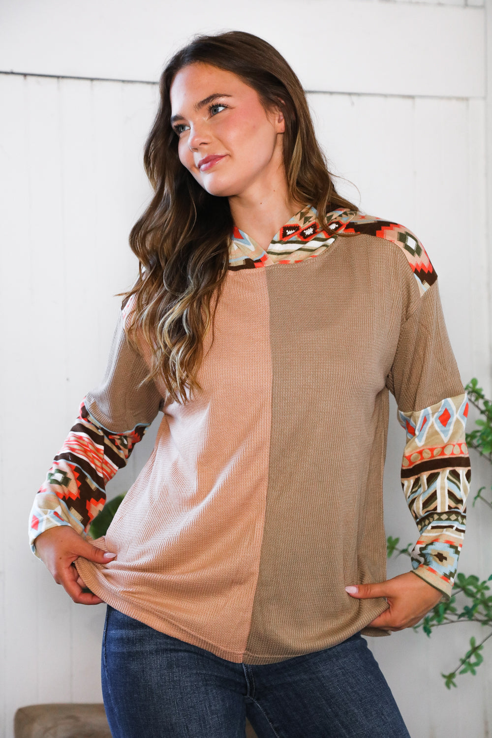 Meet Me At the Farmers Market Tribal Hoodie