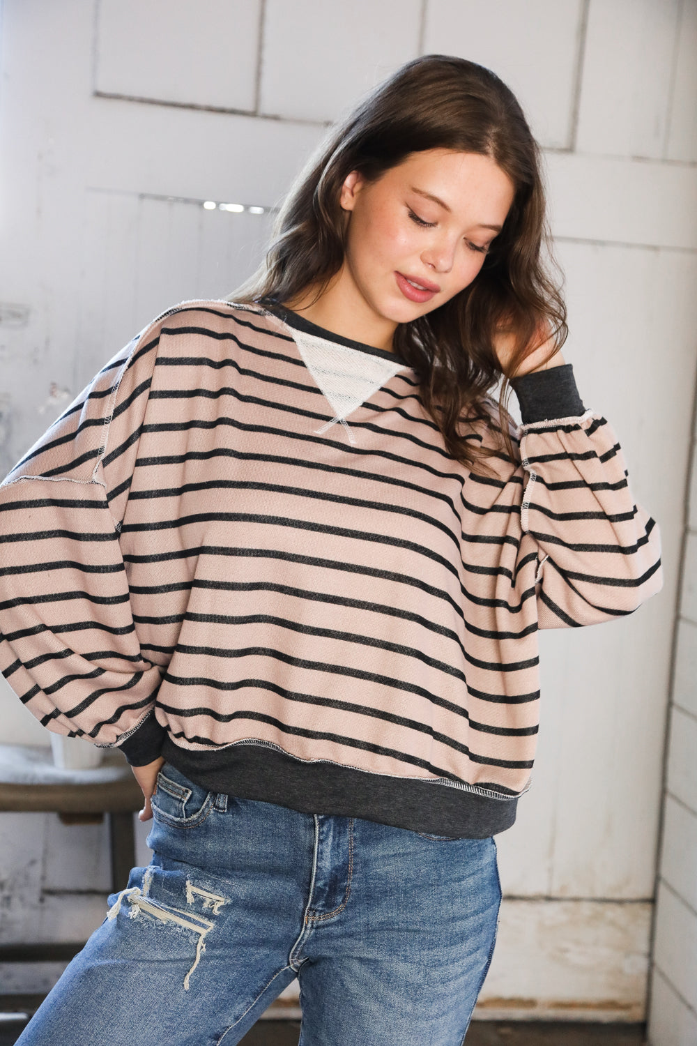 On a Cozy Canyon Mocha Pullover